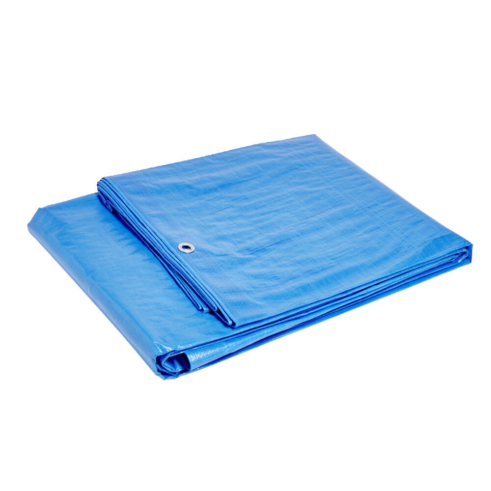 Bâche 4x5m - 100g/m&sup2; - PVC bleu