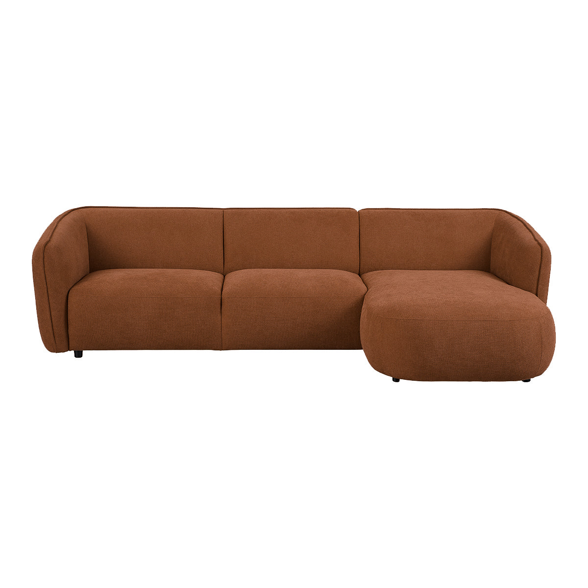 by fonQ Soft Hoekbank met Chaise Longue Rechts - Micro Chenille - Terr
