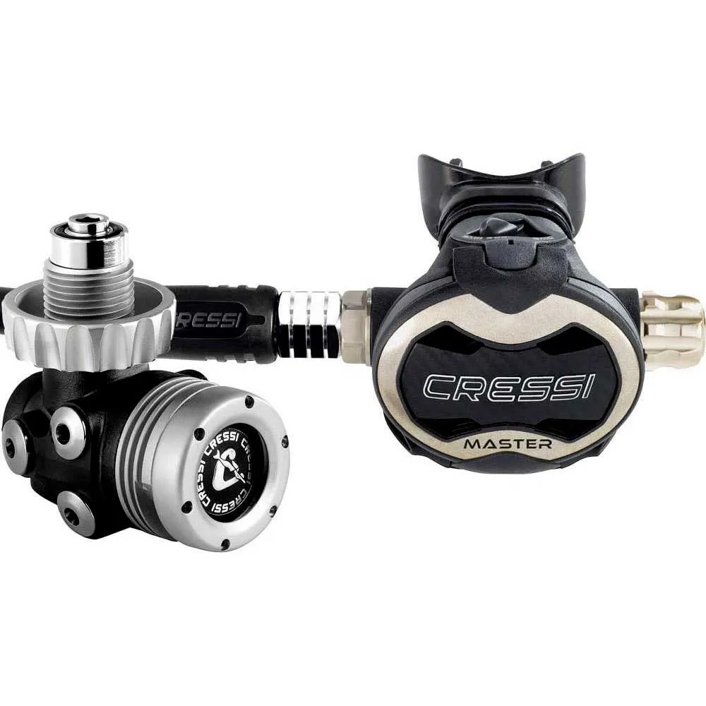 Cressi Master Titanium T10 SC DIN diving regulator set