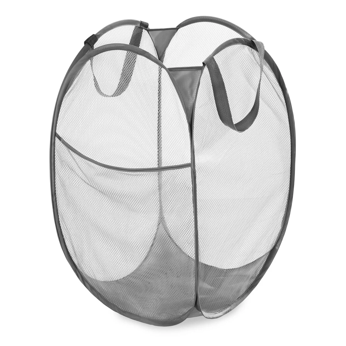 Whitmor Pop & Fold™ Laundry Hamper - Savvy Gray