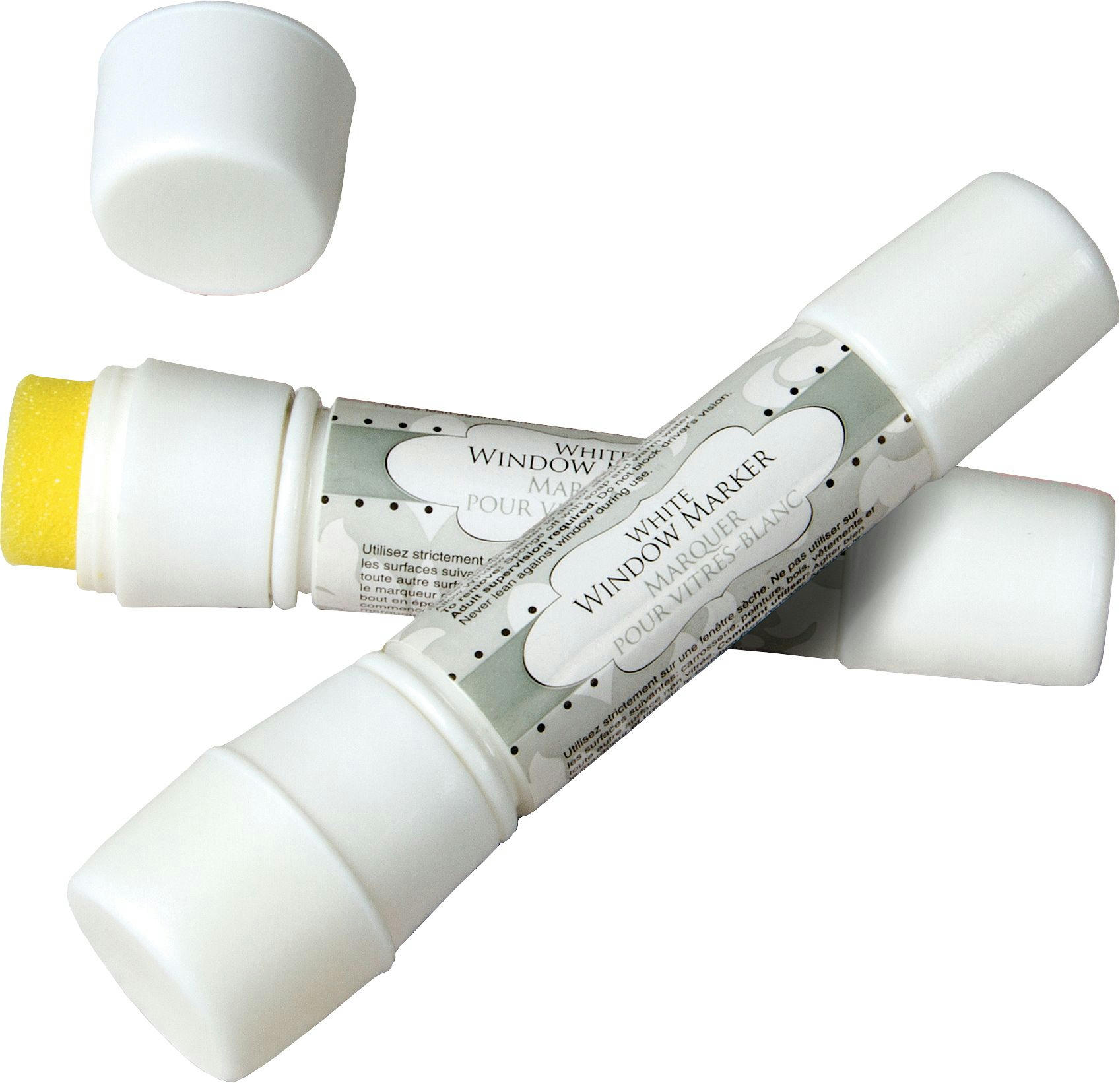 White Window Marker