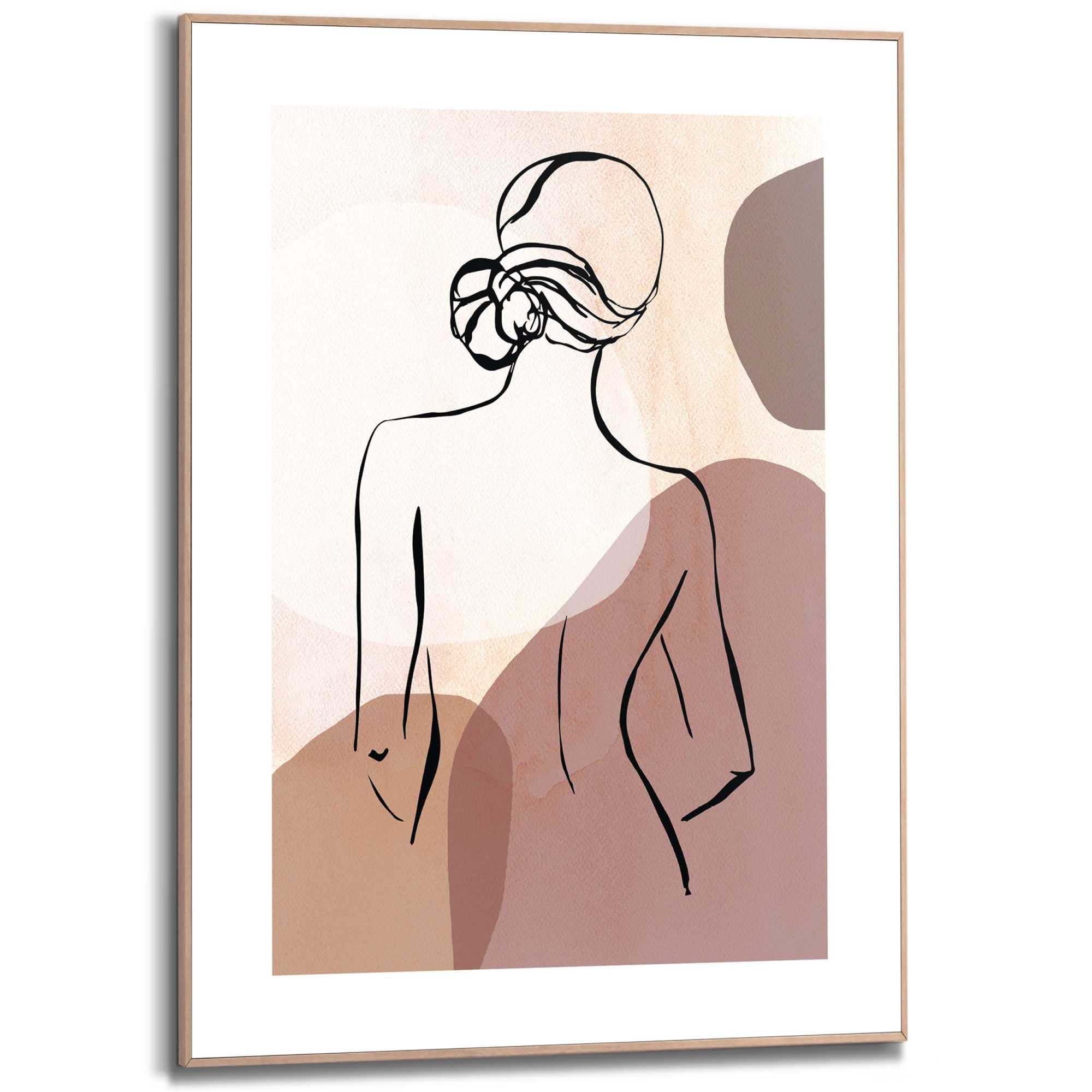 Reinders - Lady Back - Schilderij 70x50cm Hout