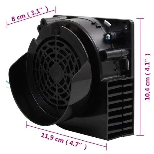 NNEVL LED String Lights with 66 LEDs and Fan 660 cm