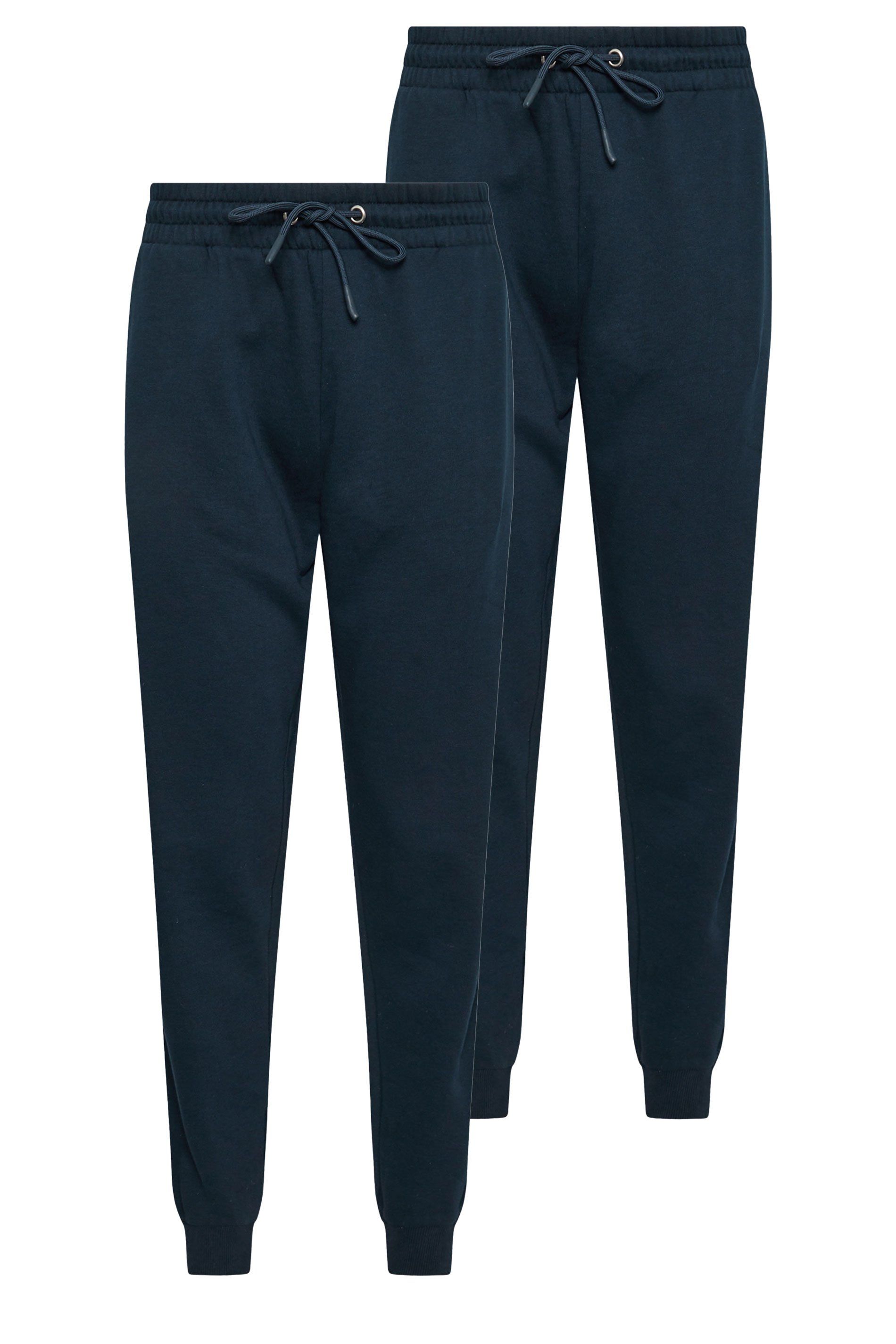 M&Co 2 Pack Cuffed Drawstring Joggers