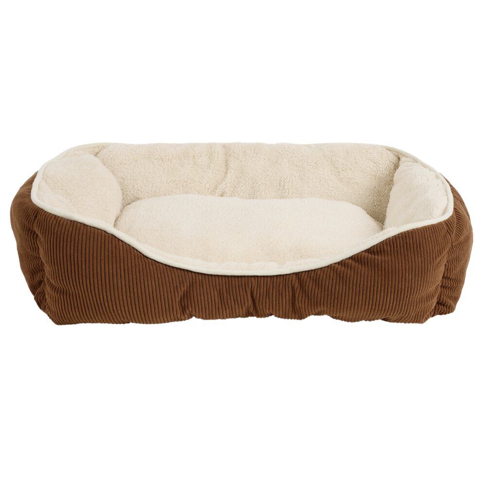 Couchage animal taille S coton flanelle beige et marron 45x60cm (2 modèles)
