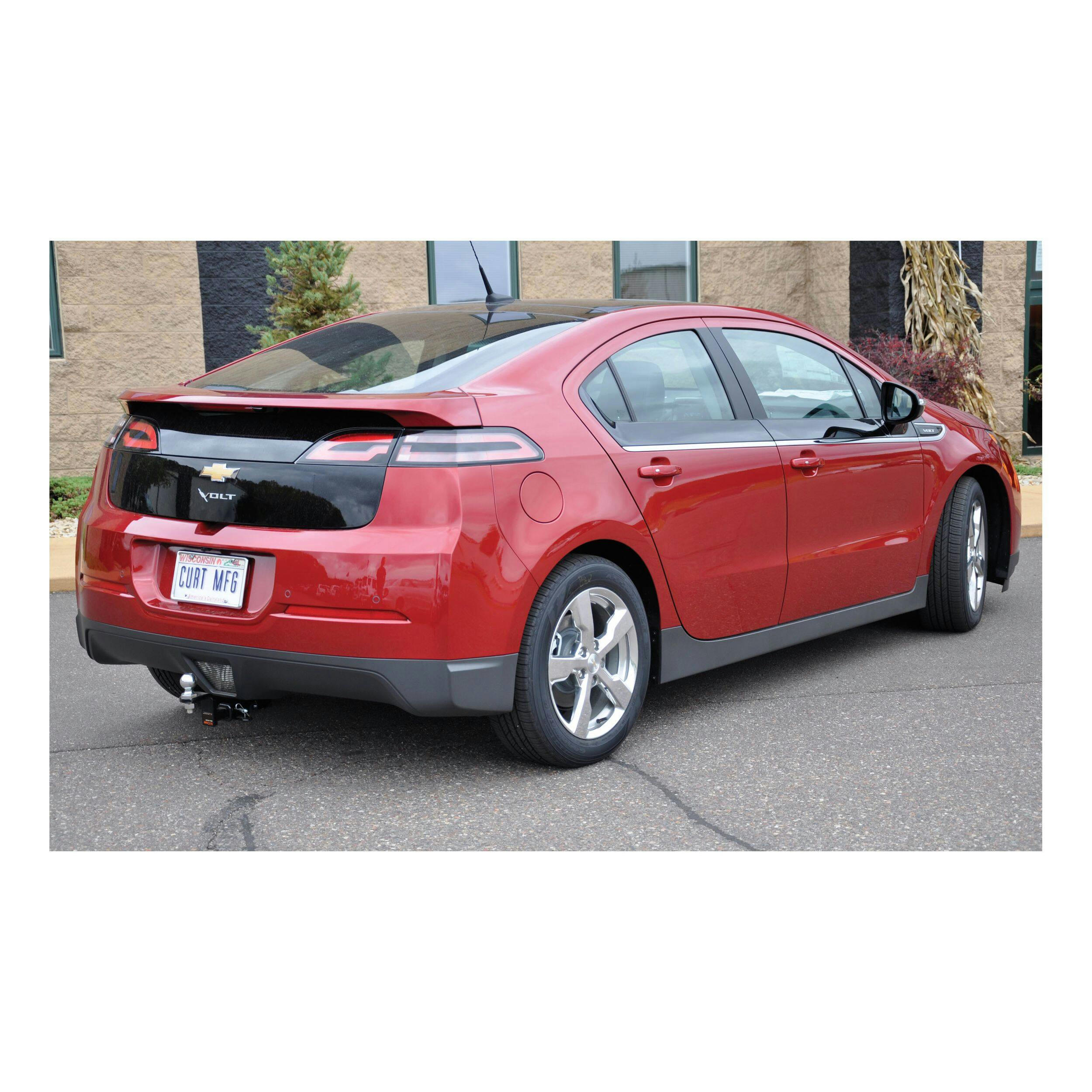 CURT 112213 Class 1 Trailer Hitch with Ball Mount, 1-1/4-In Receiver, Fits Select Chevrolet Volt