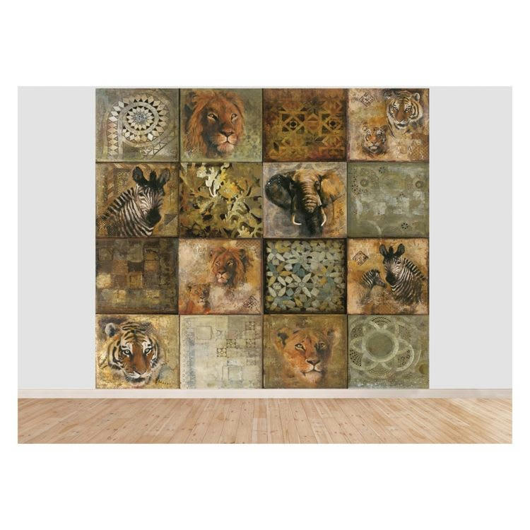 SAFARI - Papier peint panoramique 300x270 cm