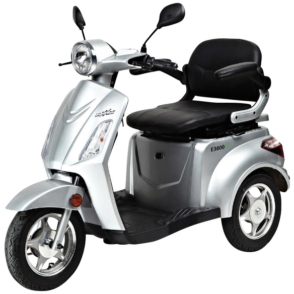 Elektromobil »E3800«, max. 20 km/h, Reichweite: 65 km, silberfarben