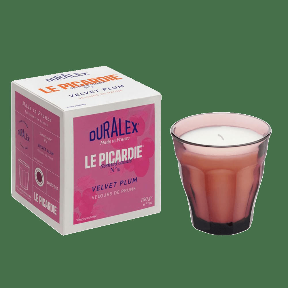 LE PICARDIE® - Bougie parfumée Velours de Prune (Prune - Vanille - Cèdre)