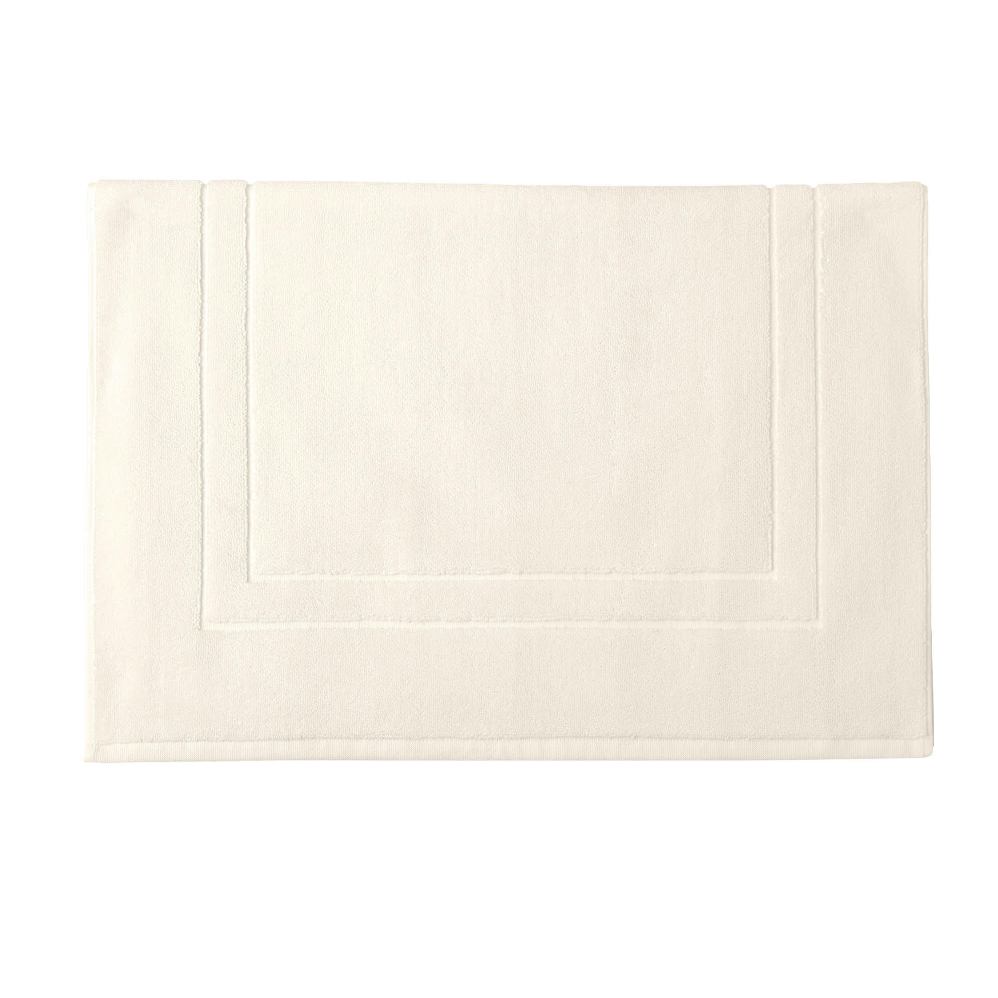 ESS-CADRE - Tapis de bain en coton blanc 60x90