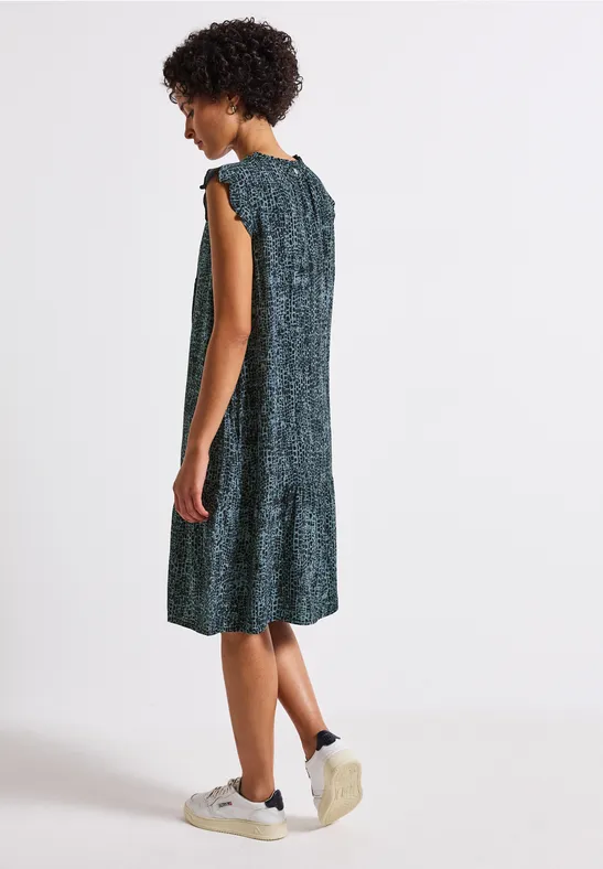 Snake Print Tunika-Kleid