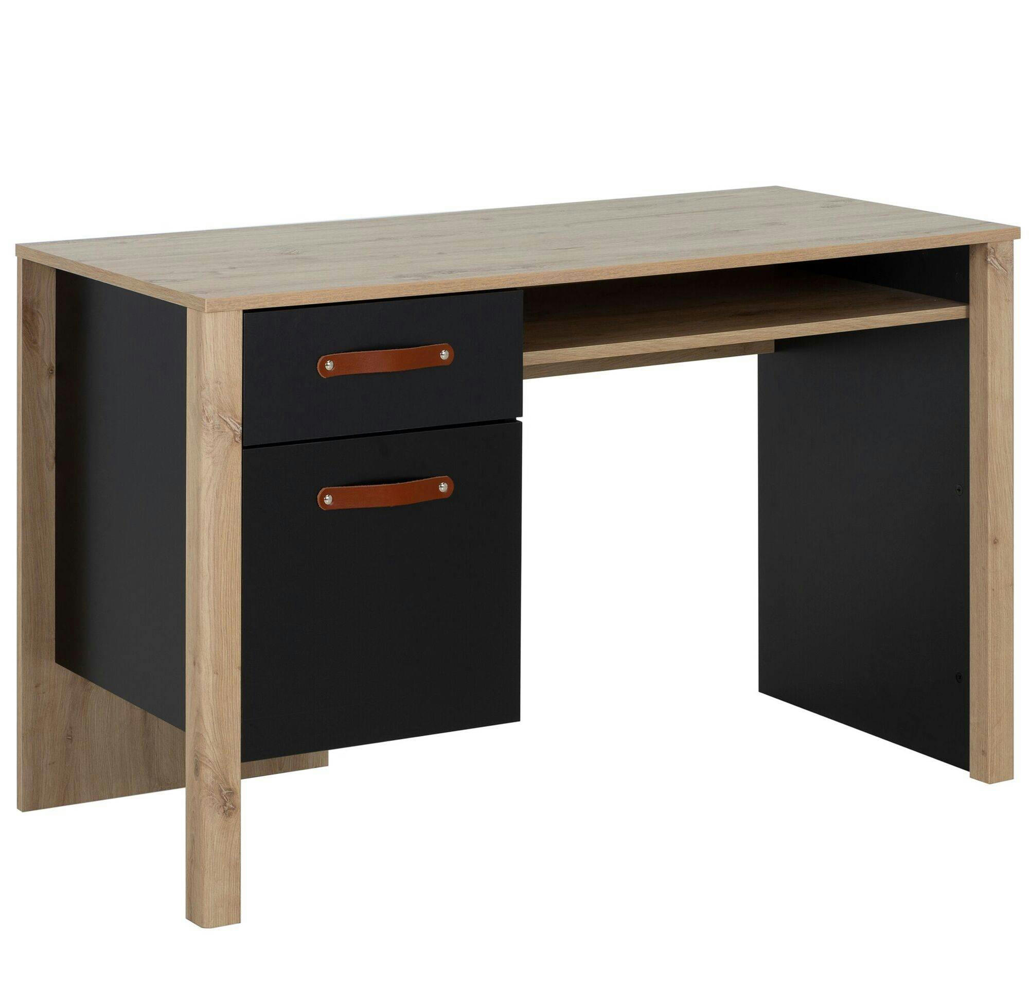GAVIN - Bureau effet bois noir