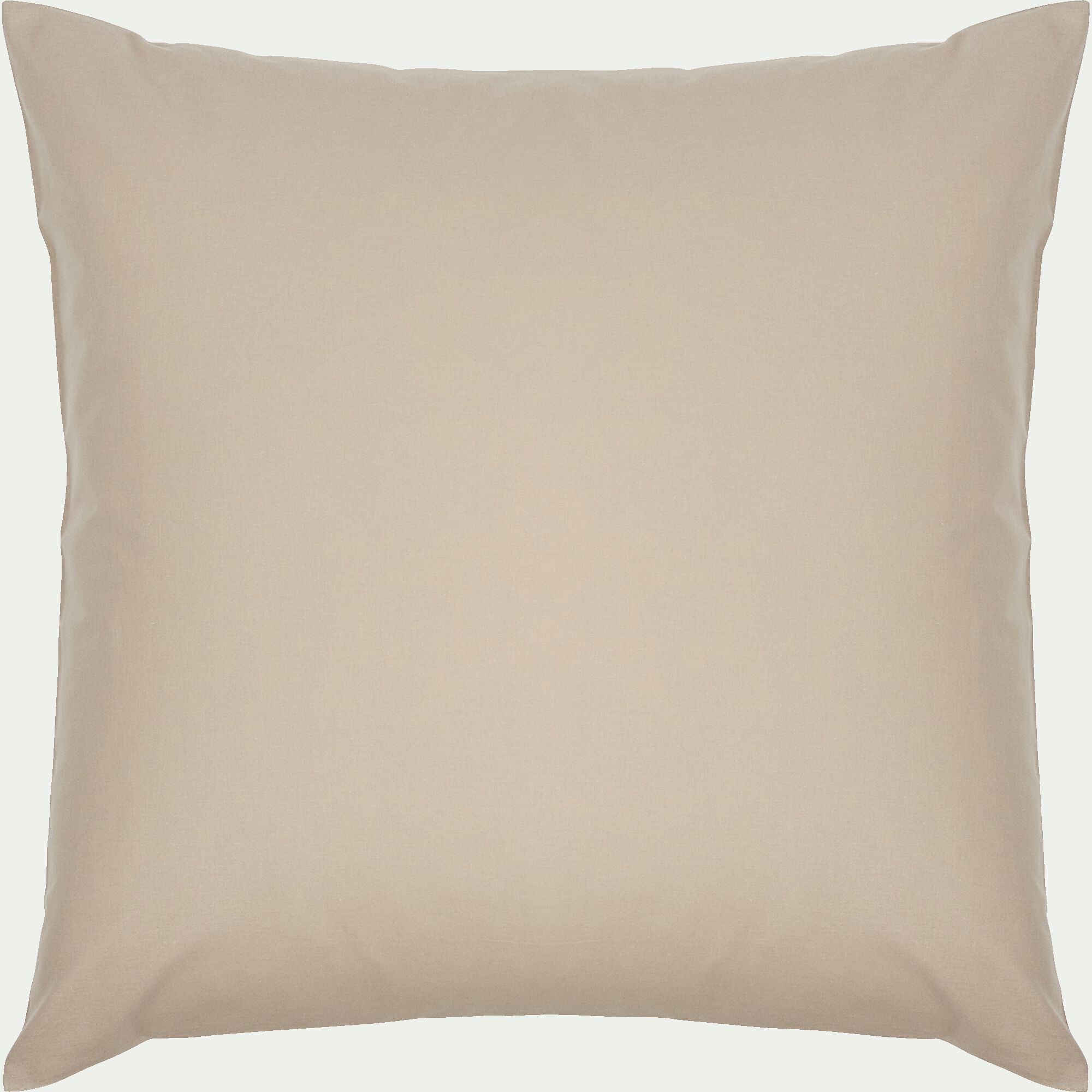 CALANQUES - Lot de 2 taies d'oreiller en coton - beige alpilles 65x65cm