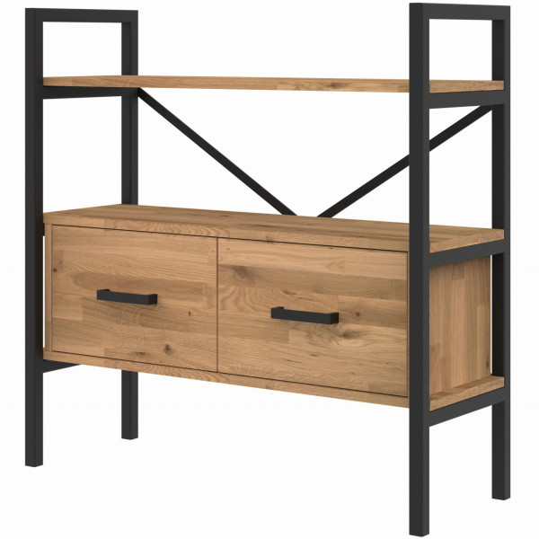 Regał Medium-Cabinet 100x80x30 cm LOFT z drzwiczkami K1-1