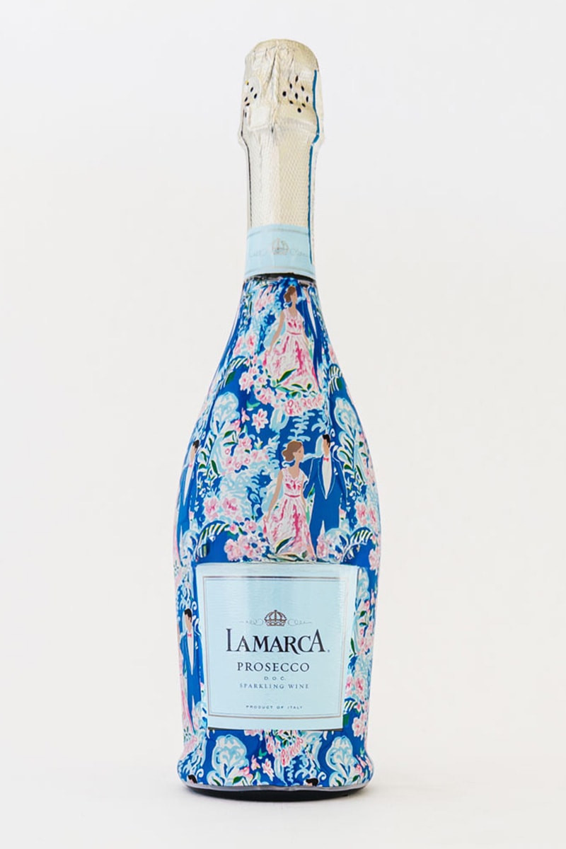 Beau Bottles Preppy Bride And Groom La Marca Edition Bottle Wrap