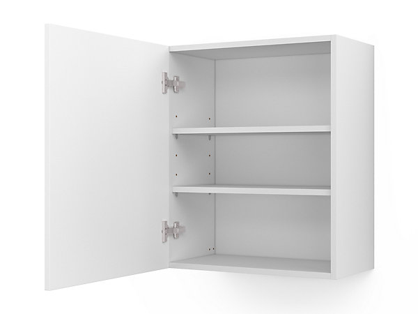 Meuble haut de cuisine avec 1 porte GoodHome Stevia blanc mat l.60 x H.72 cm