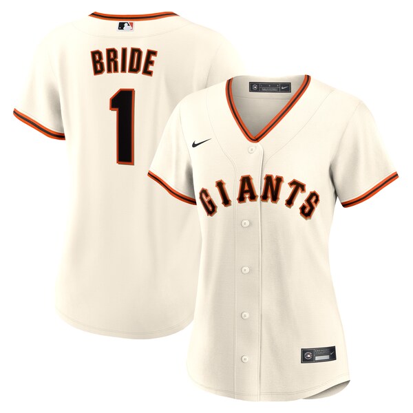 San Francisco Giants Nike Women's #1 Bride Home Replica Jersey - White