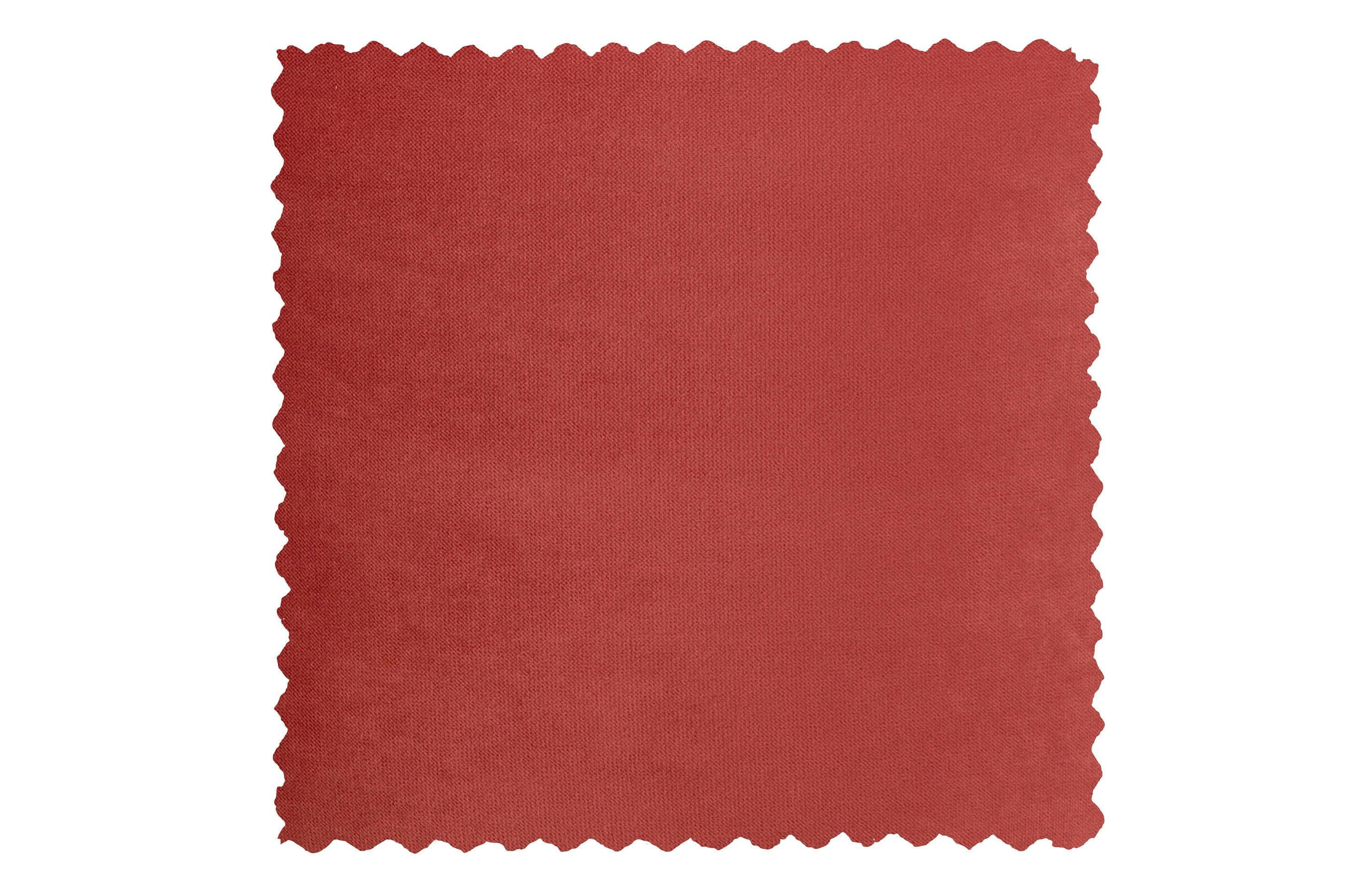 SARA - Fauteuil en velour framboise