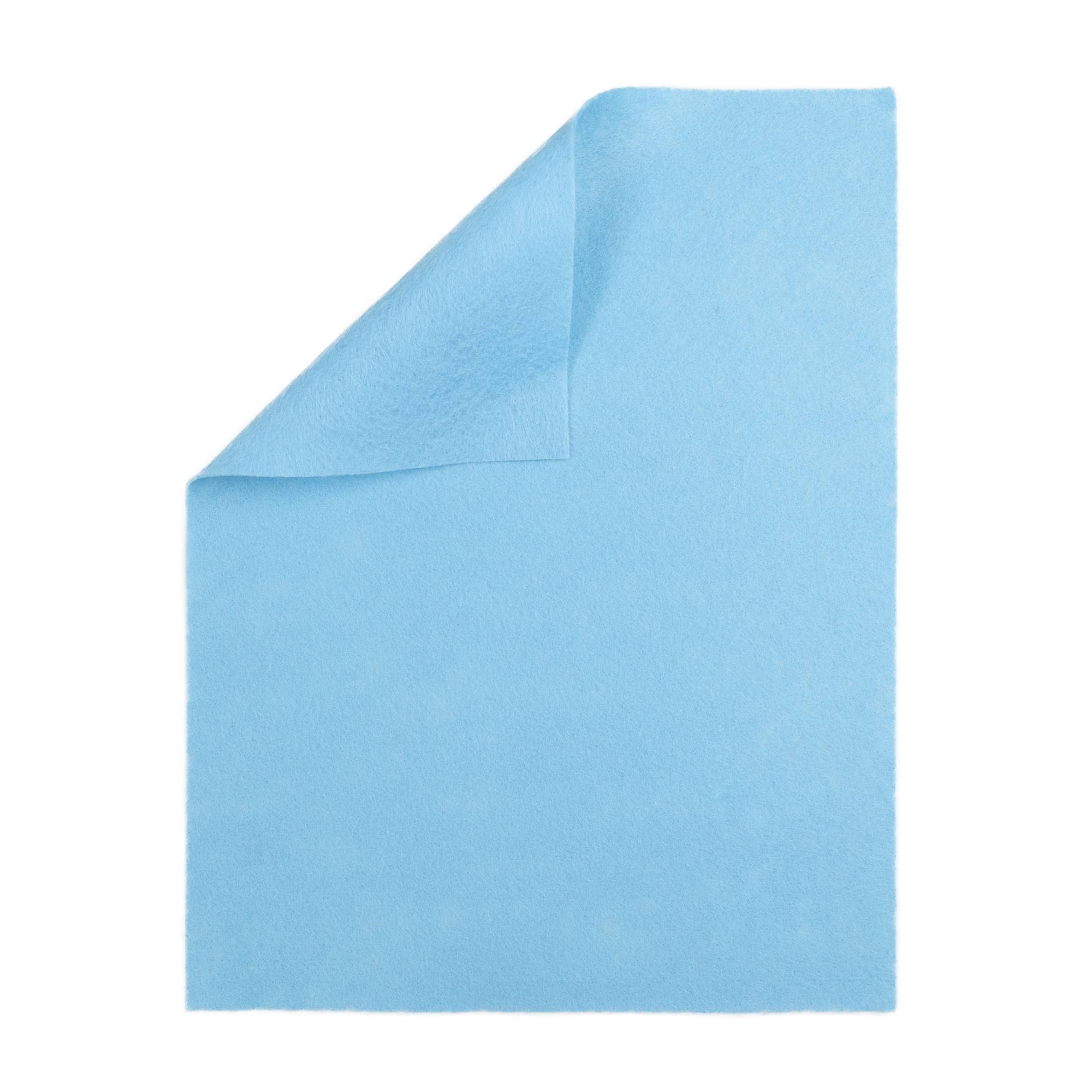 Baby Blue Polyester Felt Sheet A4