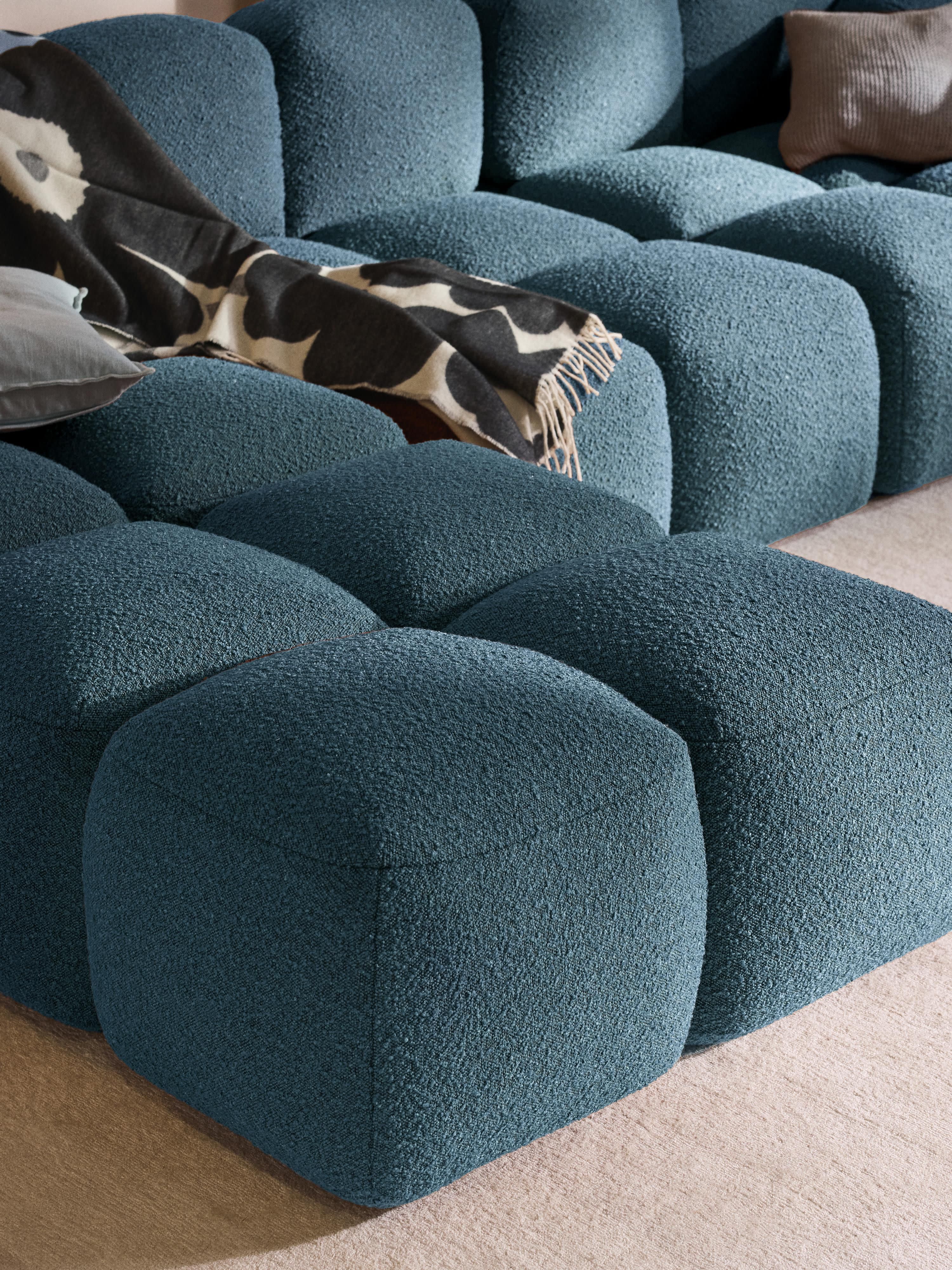 Sofa-Hocker Tayla aus Bouclé