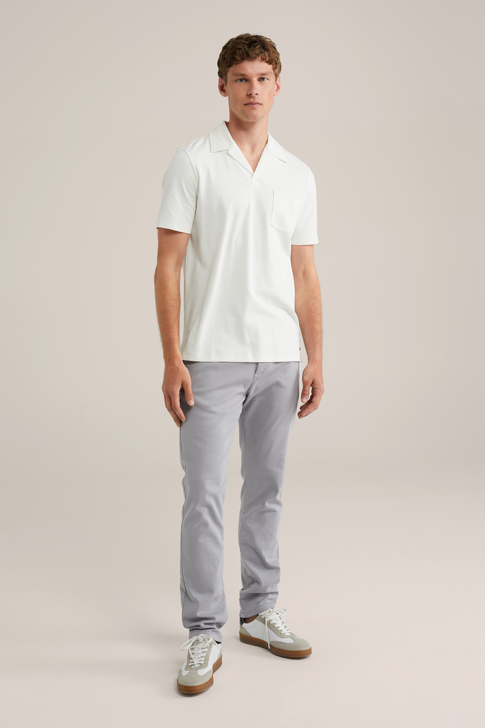 Heren Slim fit chino met stretch