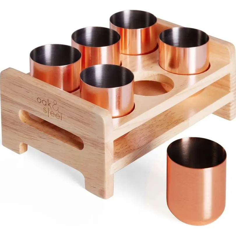 Schnapsglas 6er-Set Oak & Steel