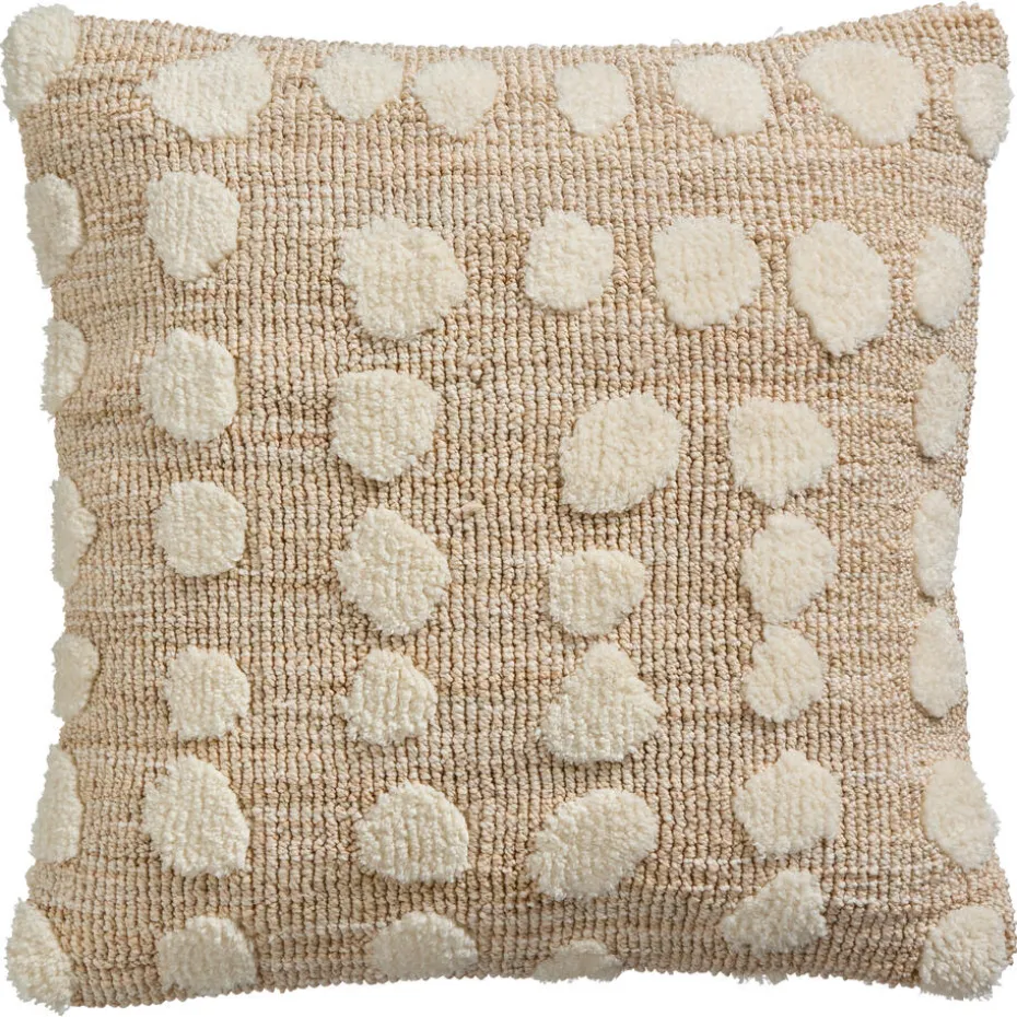 Kwantum Sierkussens | Kussen Chenille Dot Naturel 45×45 Cm
