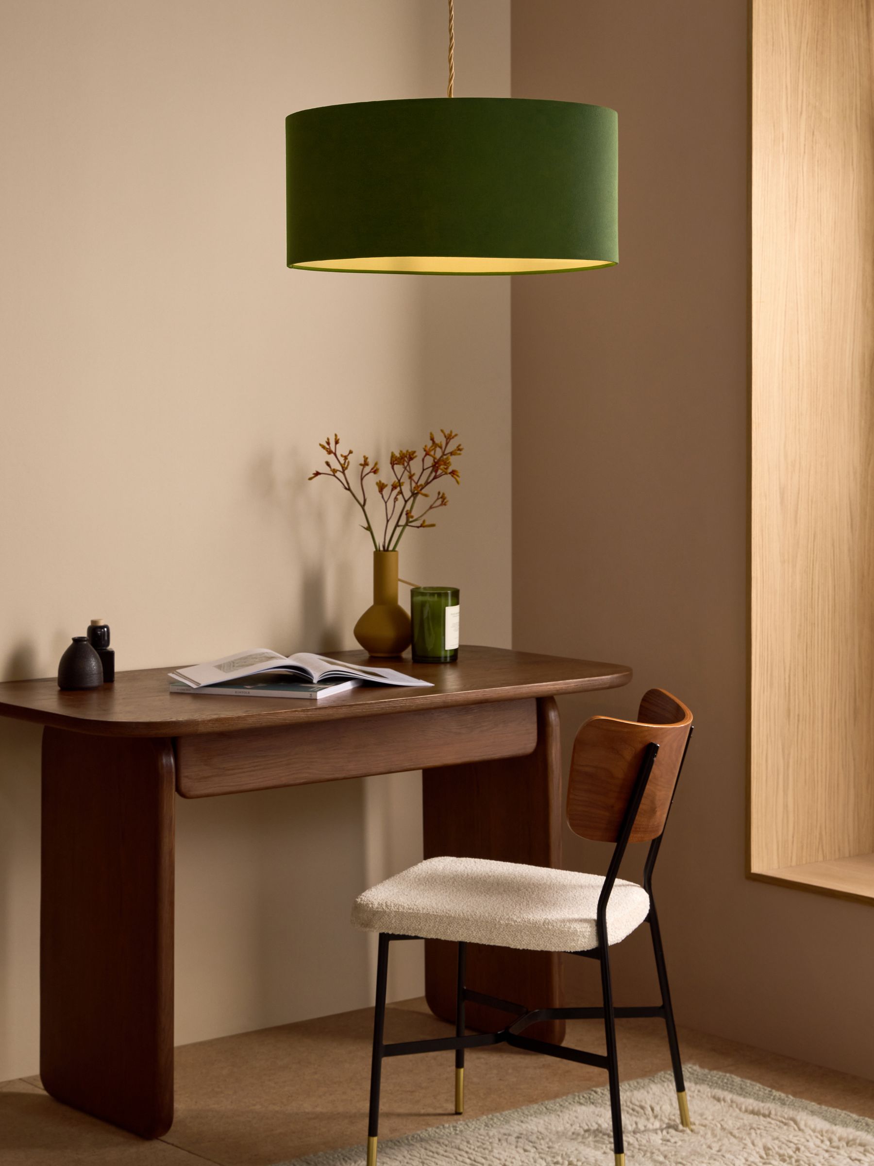 Oro Easy Fit Drum Shade in Green