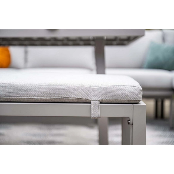 Lounge-Bank »Monti«, Aluminium, 2-Sitzer, BxHxT: 120 x 45 x 45cm