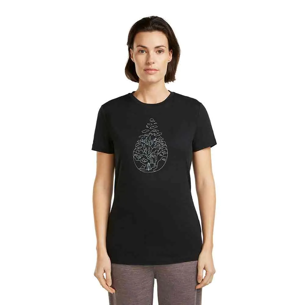 Icebreaker Merino 150 Tech Lite III Hike Path short sleeve T-shirt