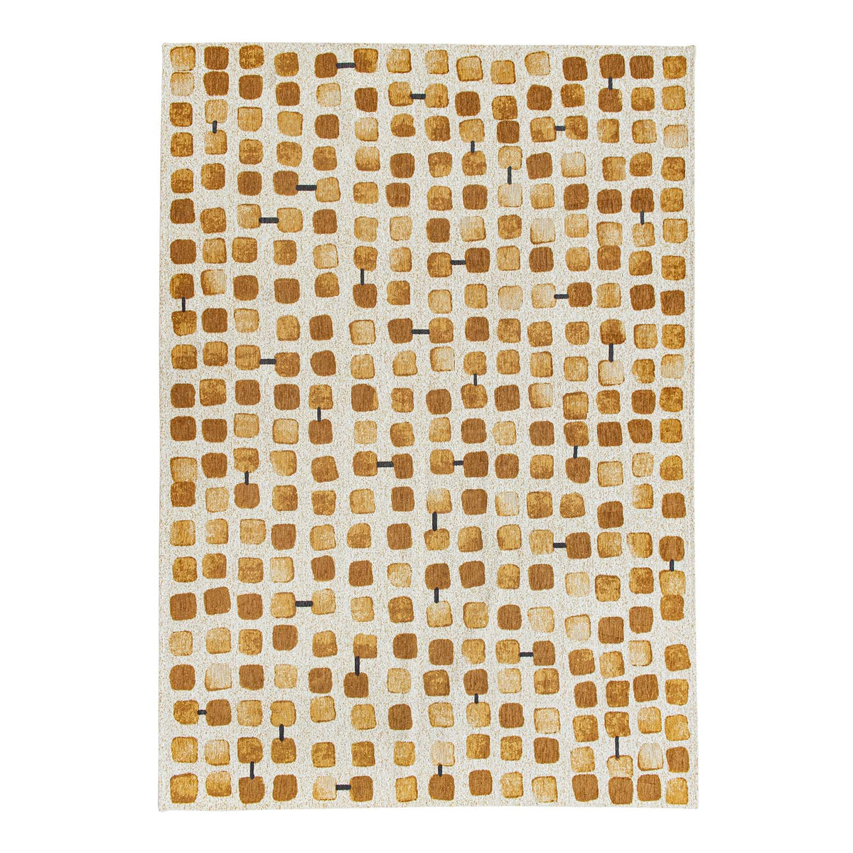 Louis De Poortere vloerkleed Peach Party - geel - 140x200cm