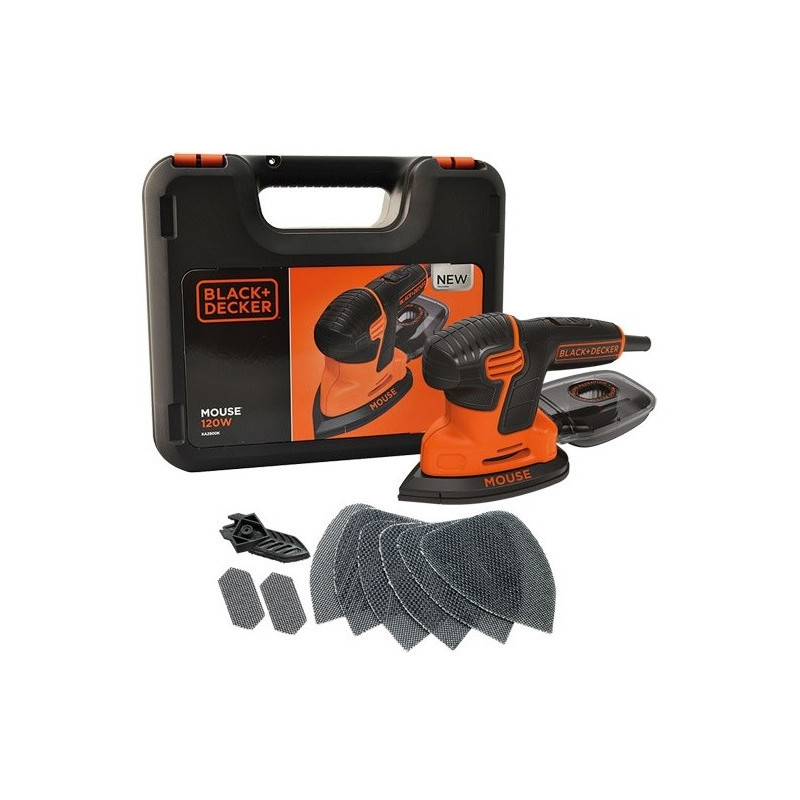 Ponceuse de détail électrique Mouse KA2500K 120 W BLACK DECKER