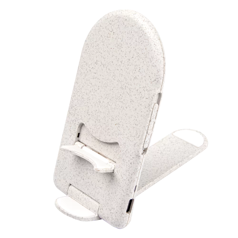 Bluehive 15W Wheat Straw Wireless Charing Stand, White