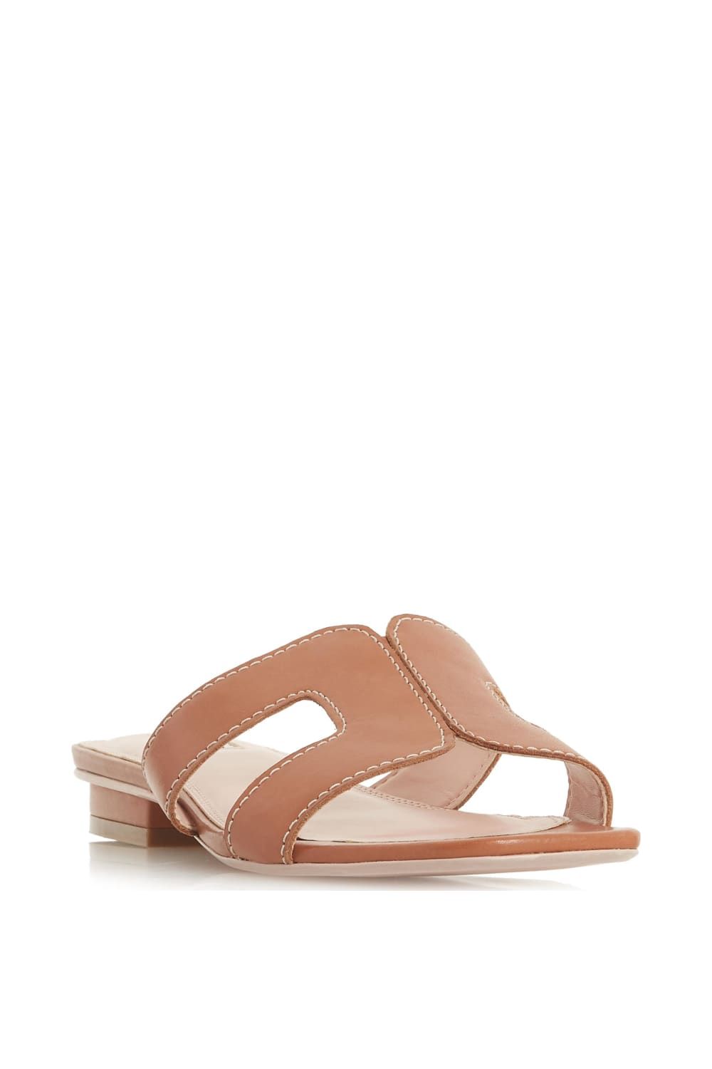 Dune London Loupe' Leather Sliders