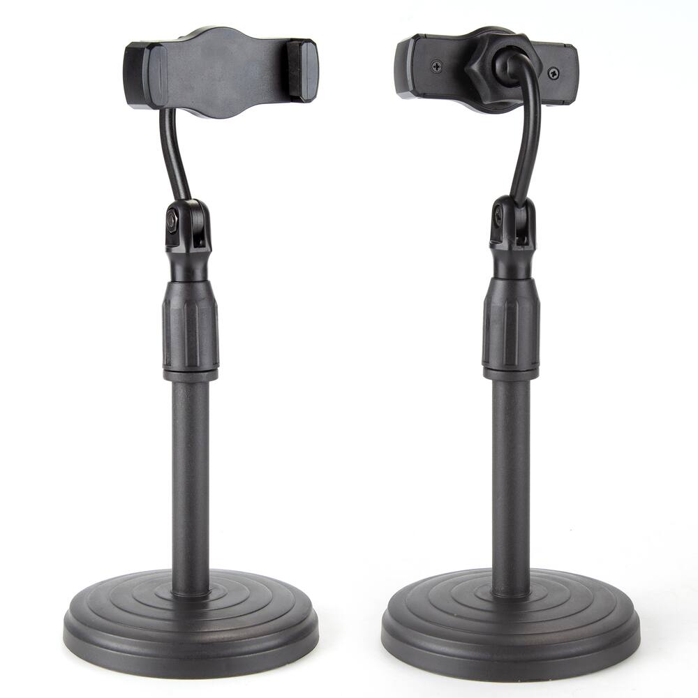 Bluehive Gooseneck Adjustable Height Phone Holder, Compatible with Smartphones Up to 3.5-in