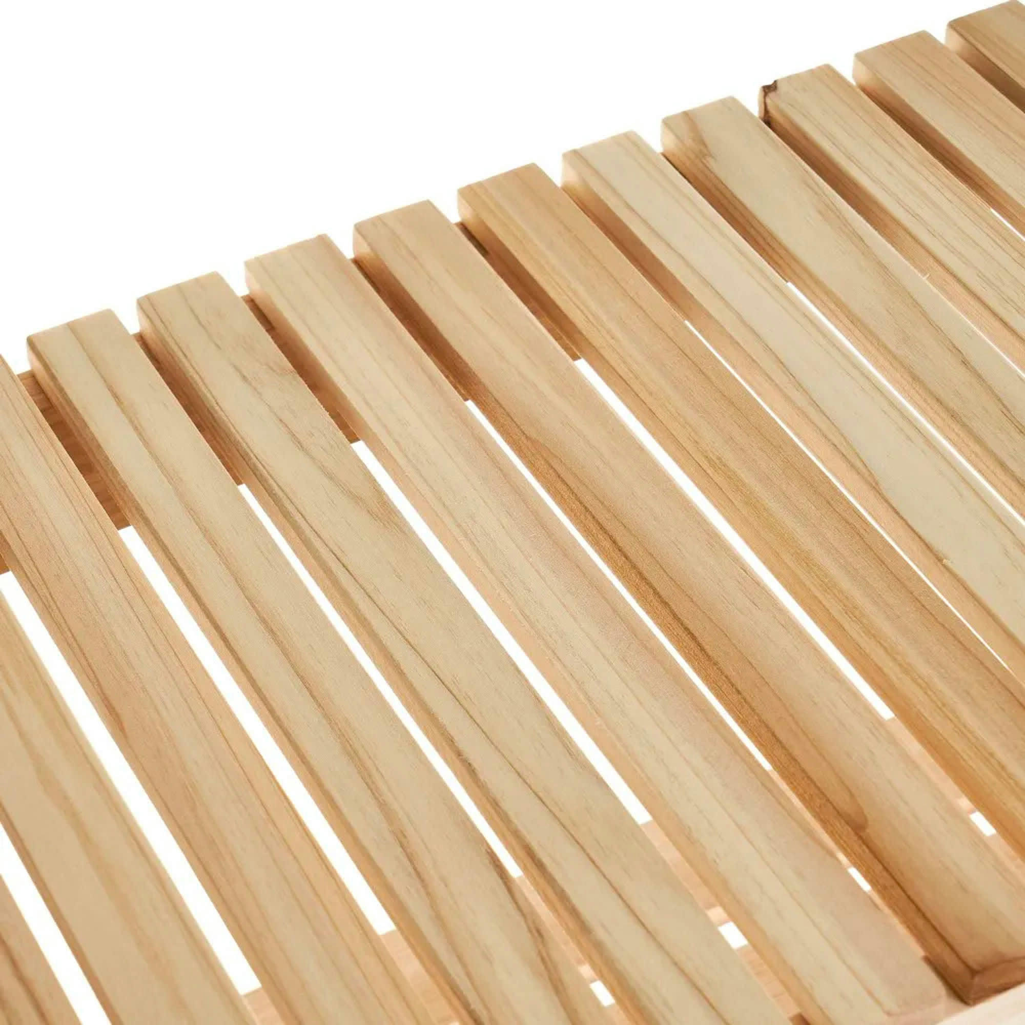 - Banc étagère à chaussures sapin 2 étages - 70.5x26.2x45.2cm