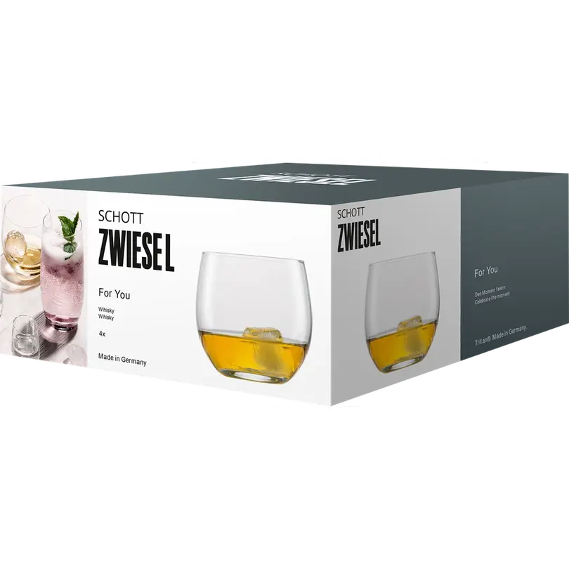 Whiskyglas 4er-Set For You