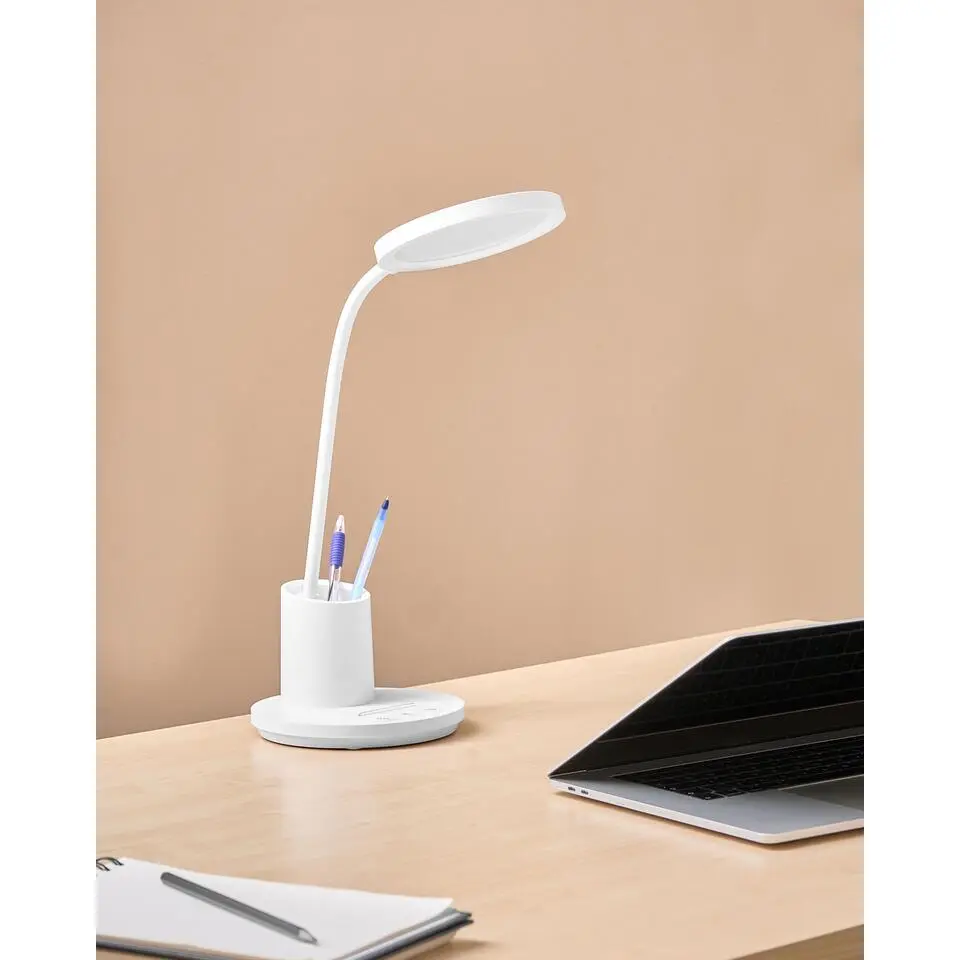VELA - Bureaulamp LED - Wit - Synthetisch materiaal