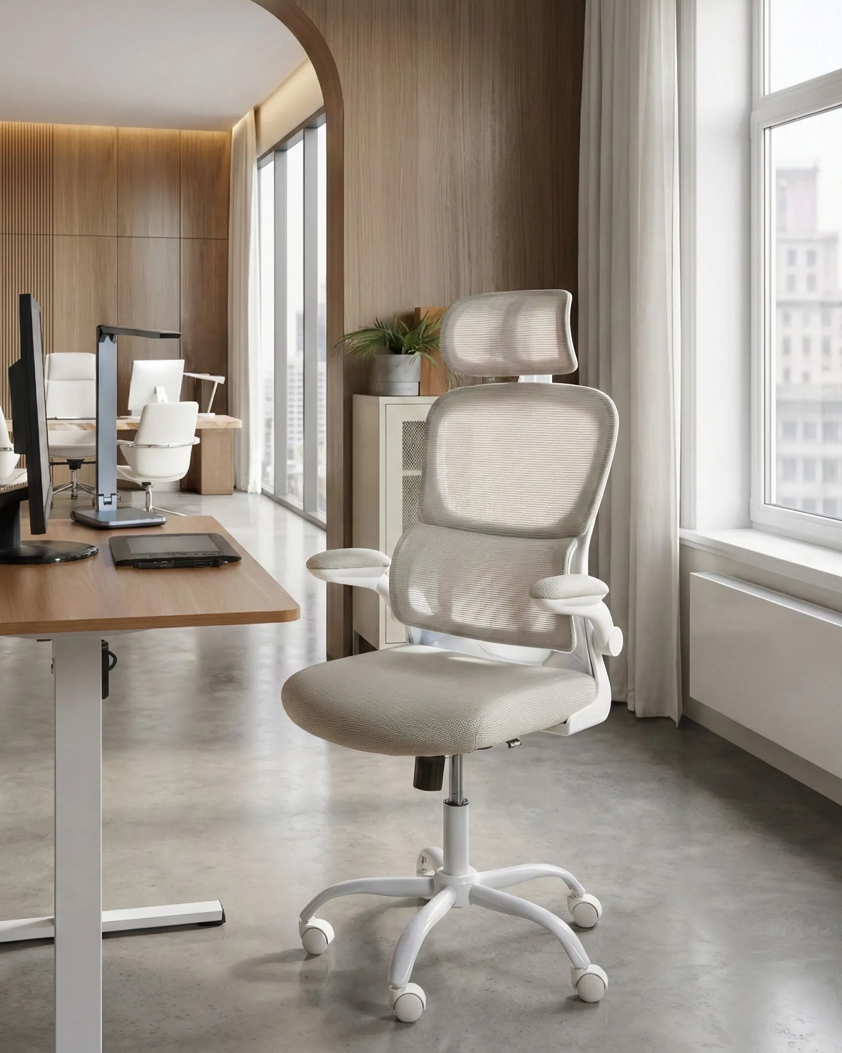 Desk Chair SOLIS Beige