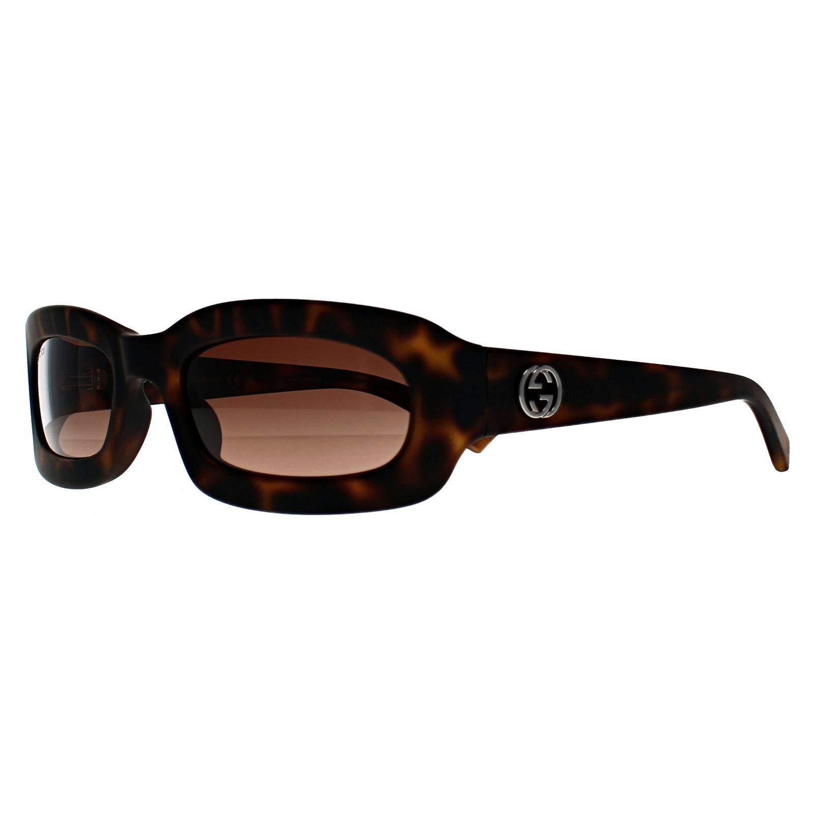 Gucci Rectangle Havana Brown Gradient GG1786S
