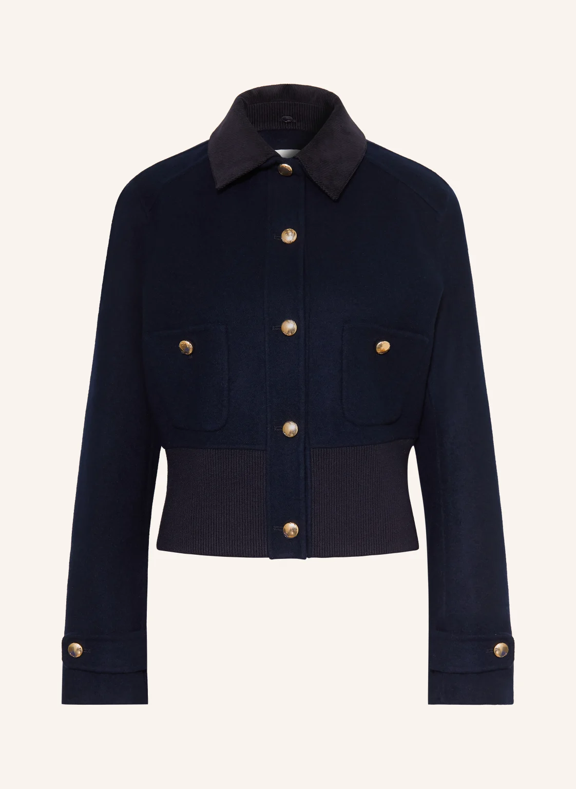 maje Jacke mit abnehmbarem Kragen