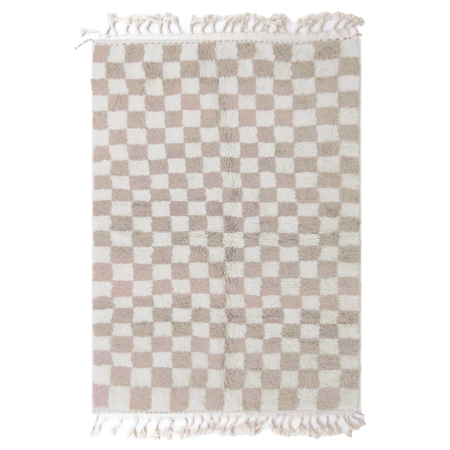 AFK Living vloerkleed Berber - handgemaakt - Wol - 140 cm x 200 cm