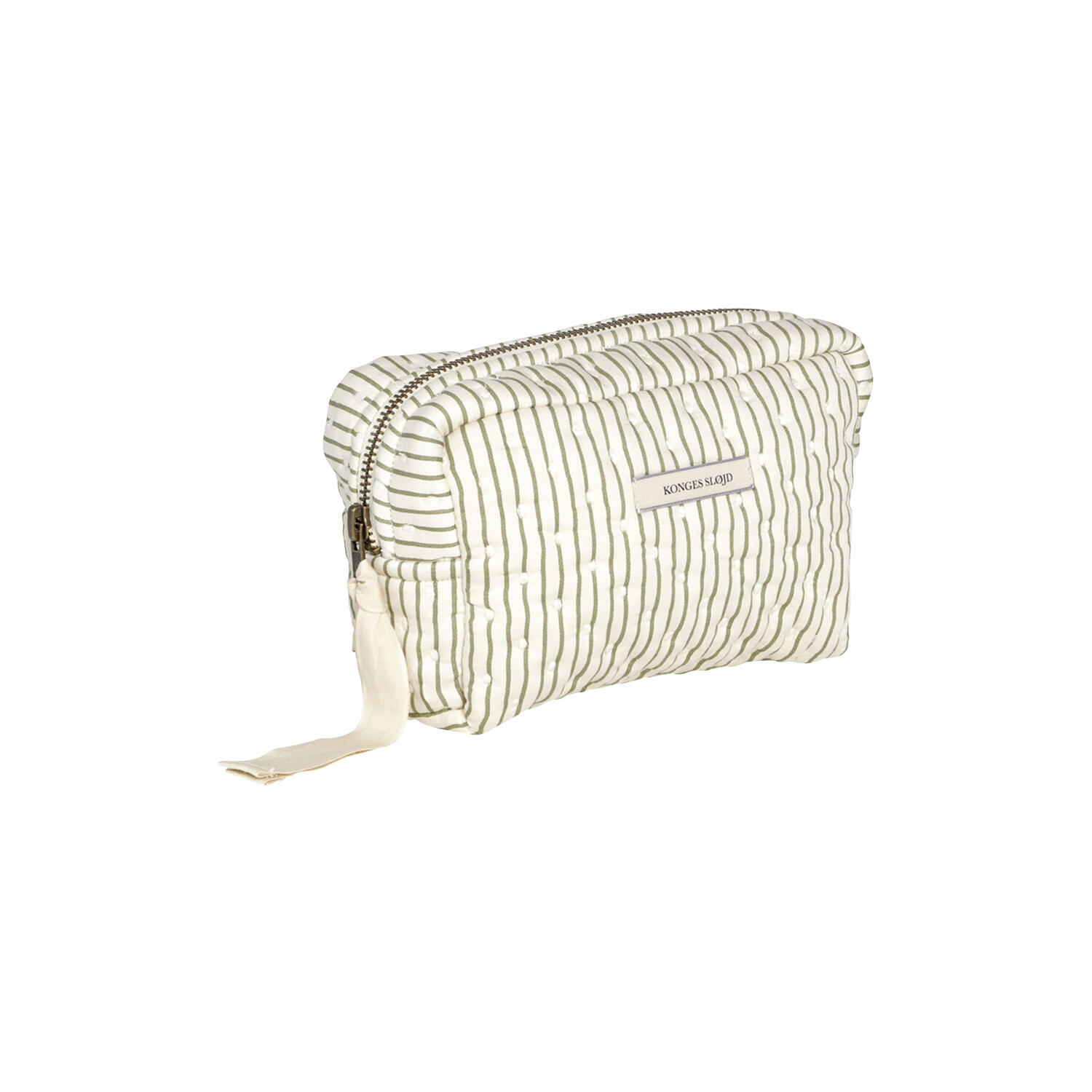 Small Toiletry Bag, tea stripe