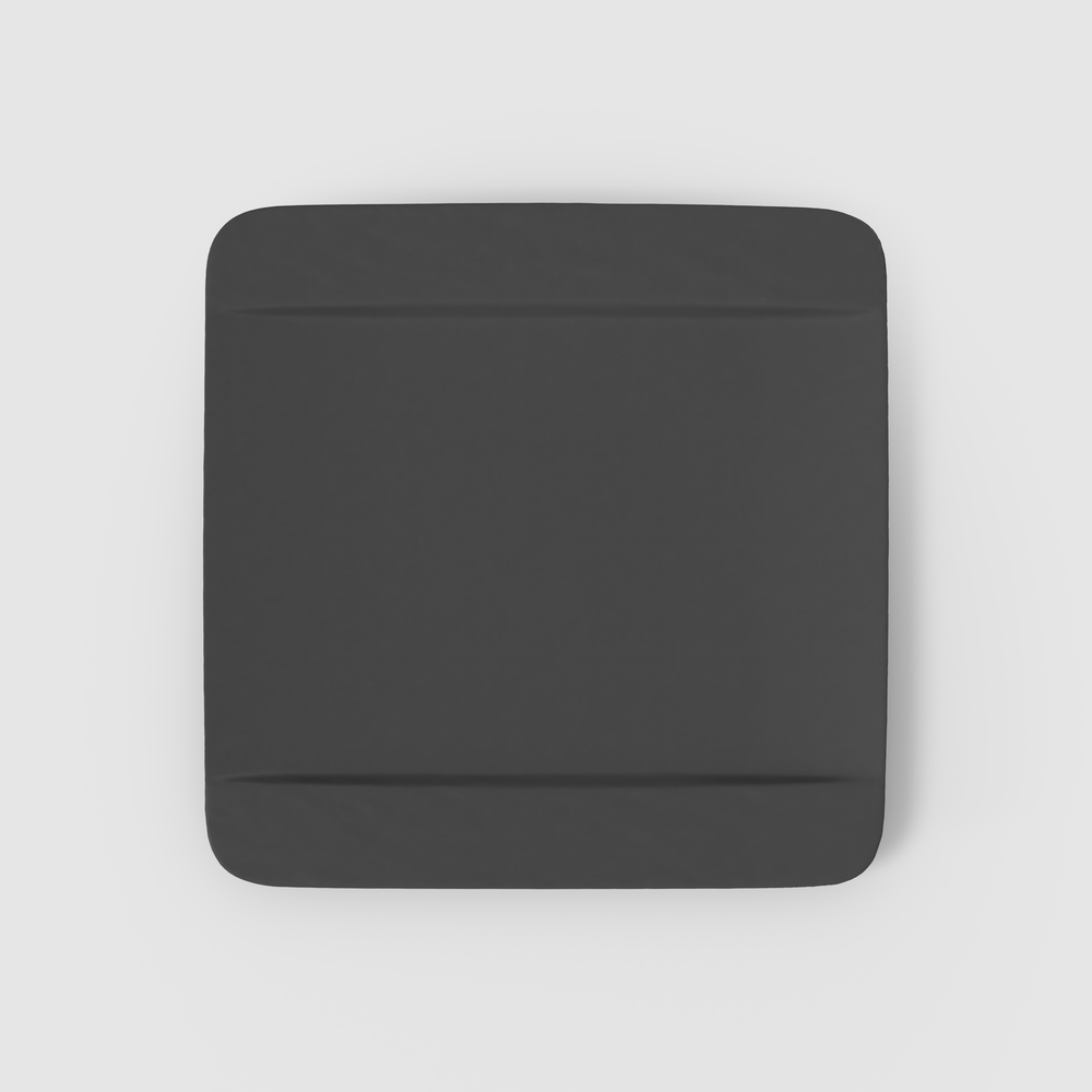 Manufacture Dinner plate - Black, 11'' x 11'', Premium Porcelain