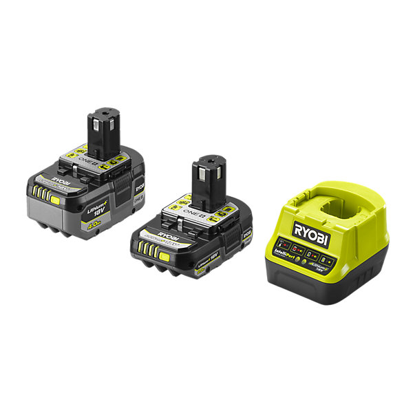 Kit chargeur   1 batterie 4Ah   1 batterie 2Ah Ryobi RC18120-242X