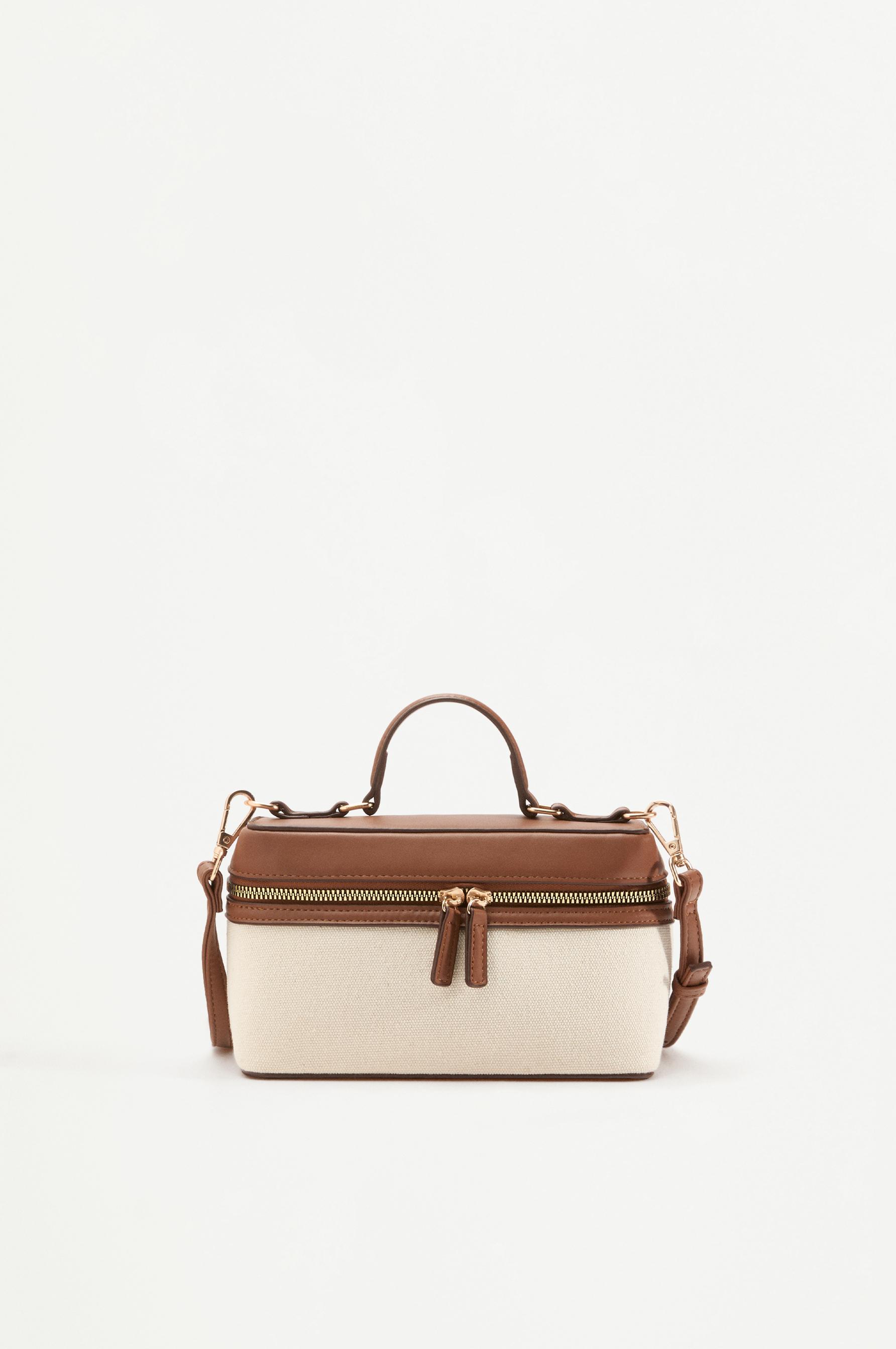 Bolso vanity canvas bandolera