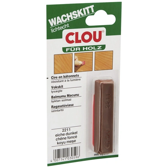 Wachskitt, 20 g, eiche dunkel, inkl. Spatel