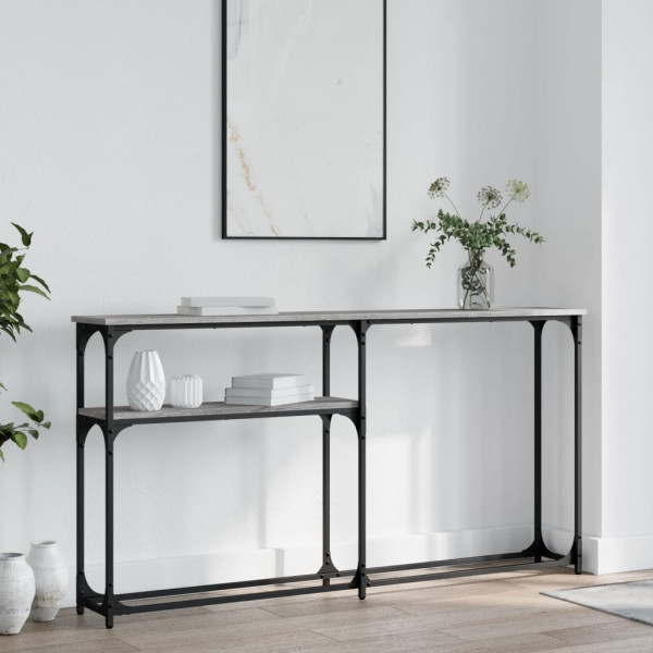 VidaXL Szary 145 x 22.5 x 75 cm Materiał drewnopochodny