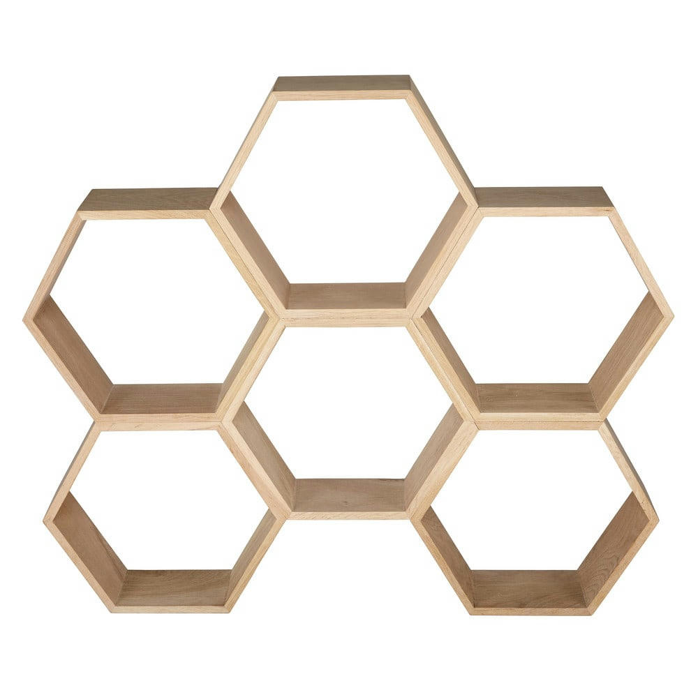 Maya - Etagère nid d'abeille en chêne