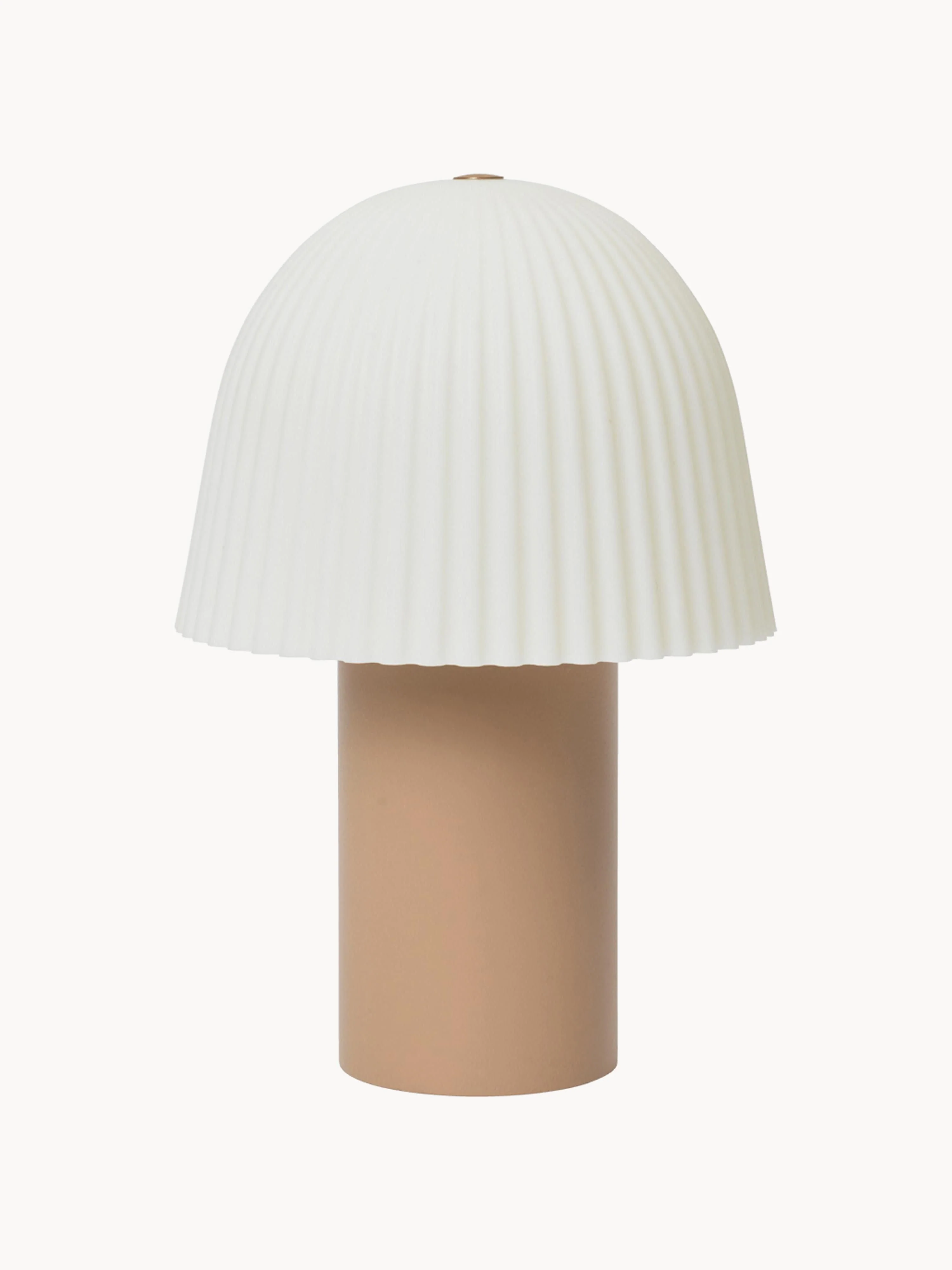 Kleine mobile LED-Tischlampe Frill, dimmbar